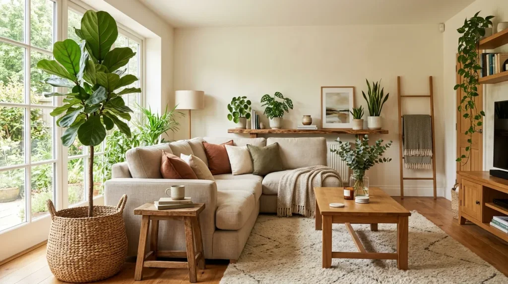 Bring in greenery for a fresh feel