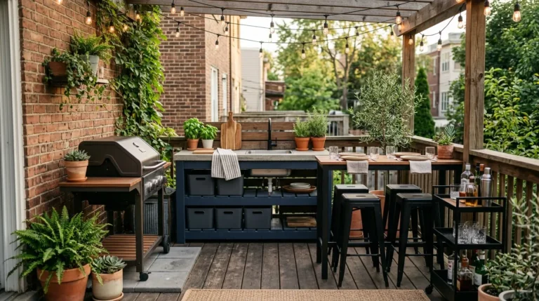 Budget friendly small outdoor kitchen ideas that still look great