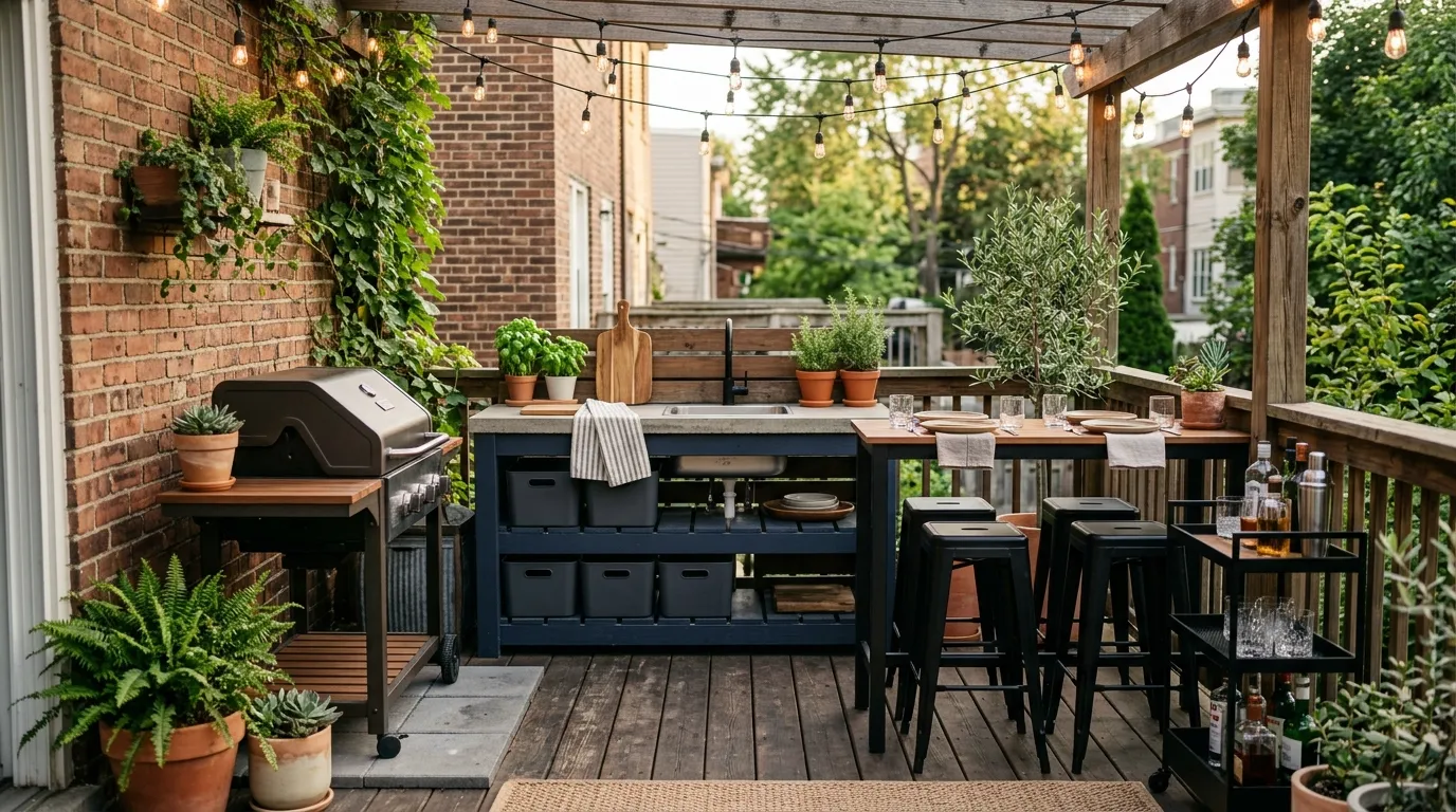 Budget friendly small outdoor kitchen ideas that still look great