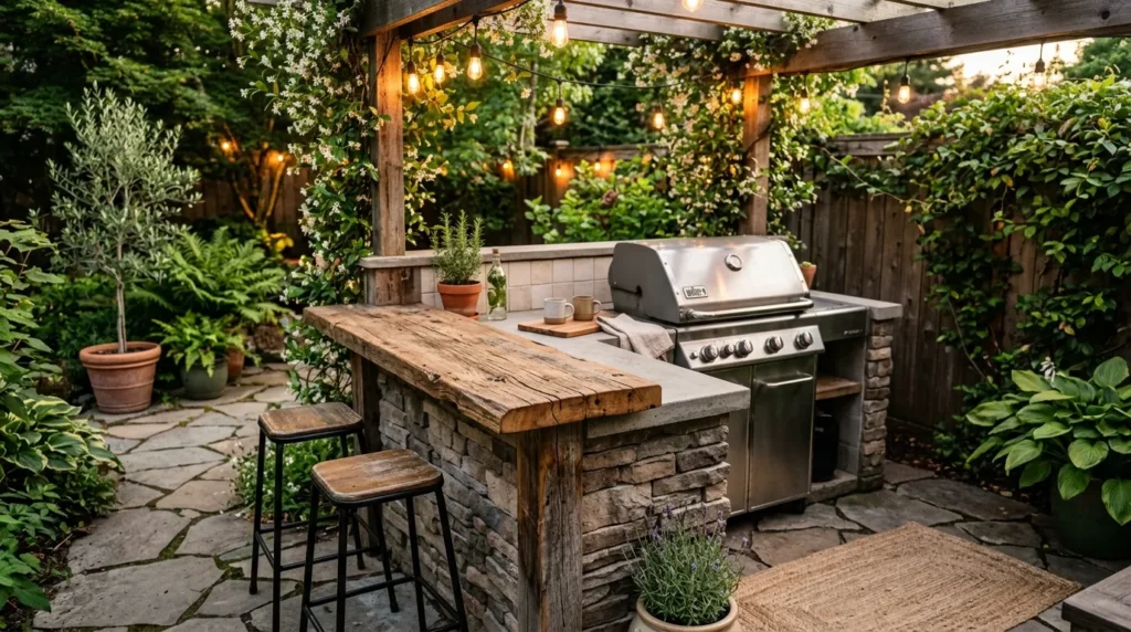 Build storage with weatherproof bins