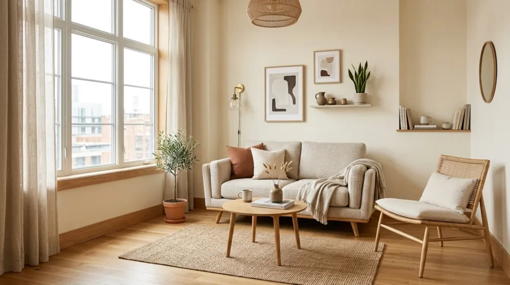 Choose furniture scaled to the room