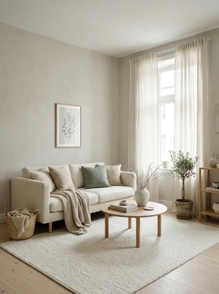 Choose a light, cohesive color palette