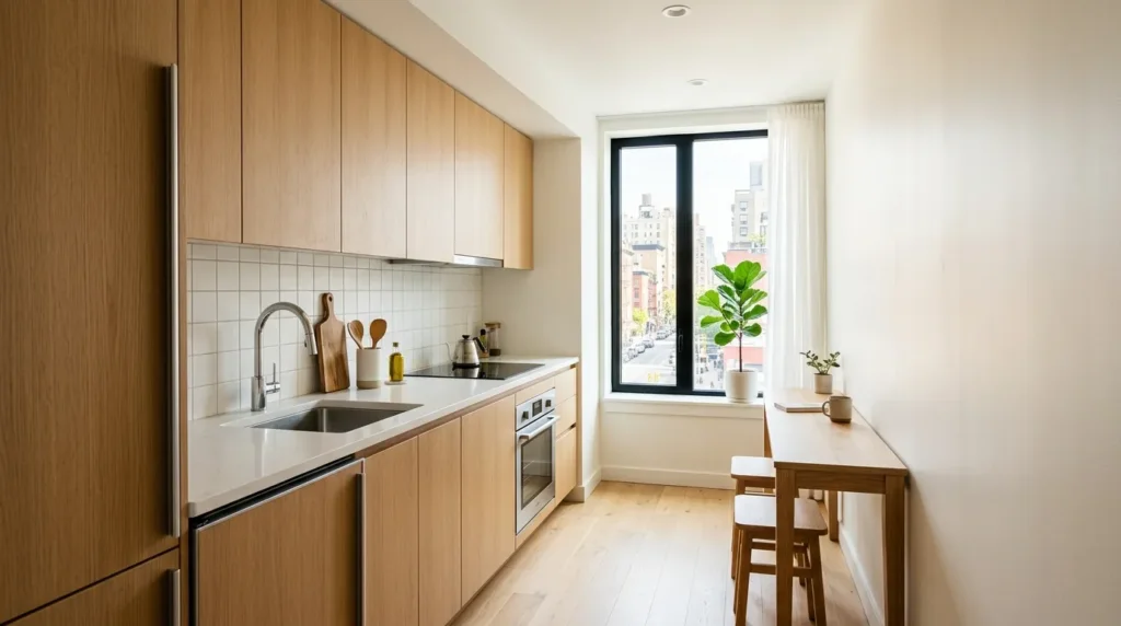 Choose a single wall layout