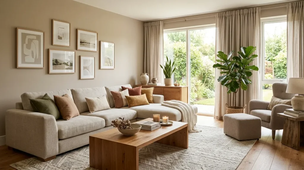 Choose a warm, inviting color palette
