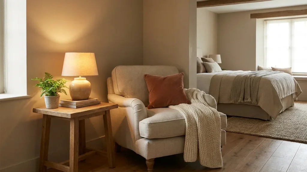 Create a personal corner for relaxing