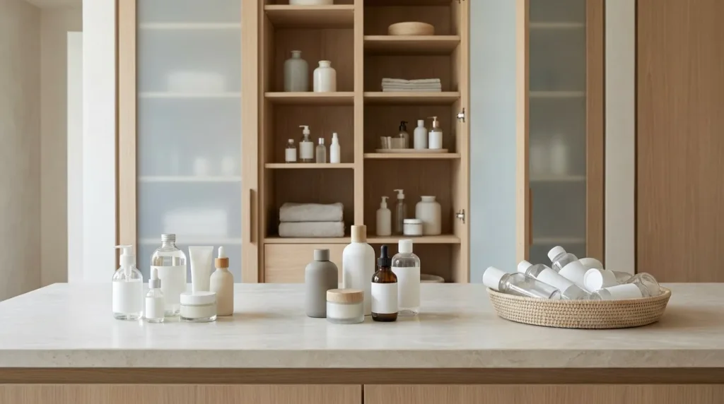 Declutter products you no longer use