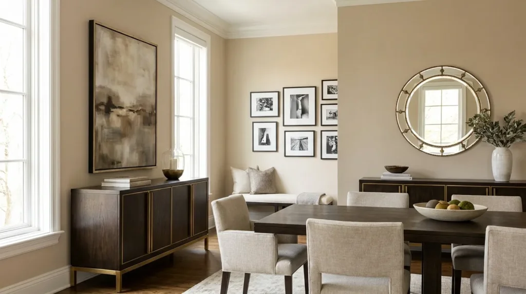 Decorate the walls without overcrowding them