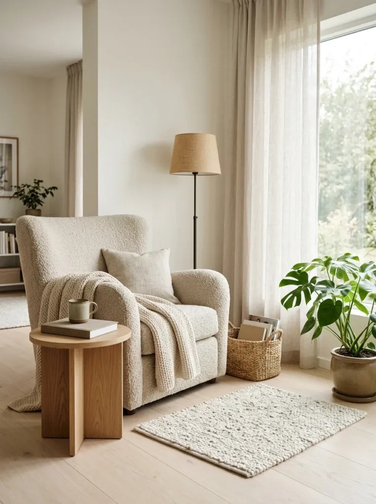 Design a cozy reading or relaxation corner