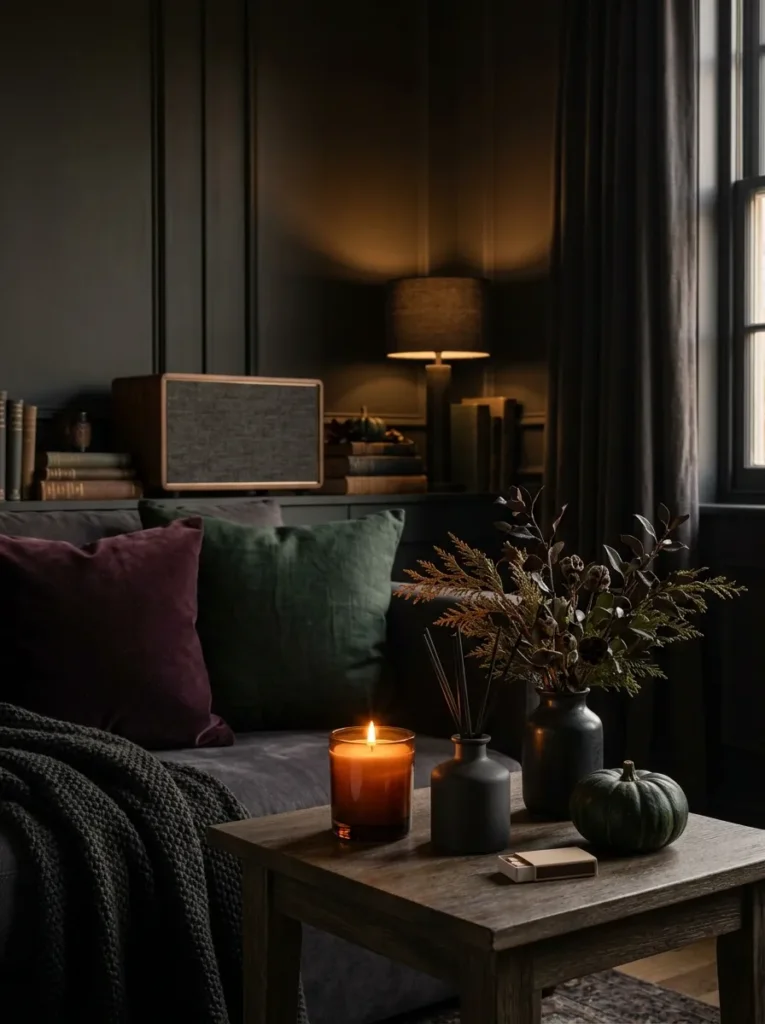 Finish with scent and sound