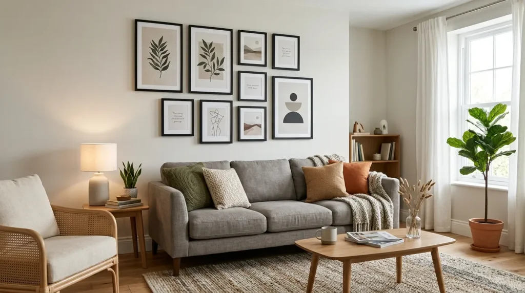 Frame affordable prints instead of original art