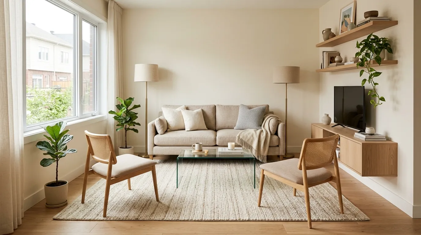 How to design a living area for small spaces that work well