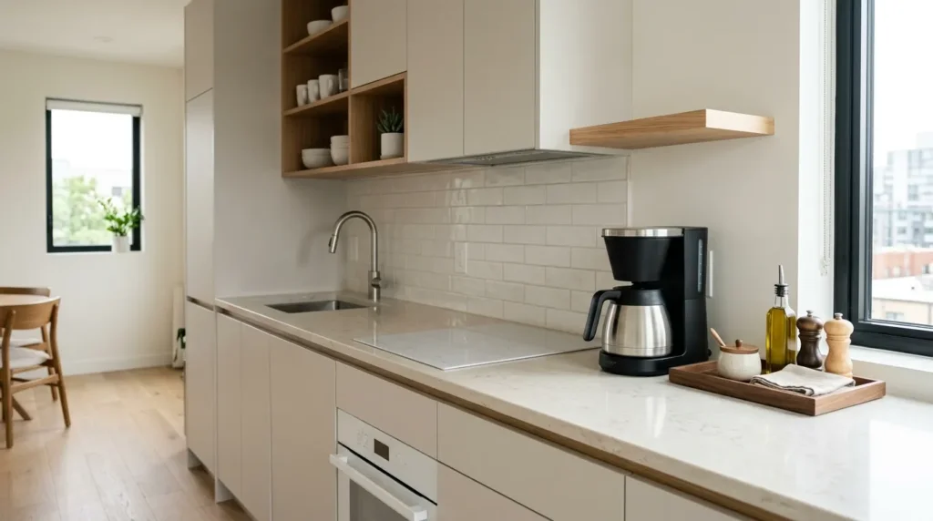 Keep countertops clear