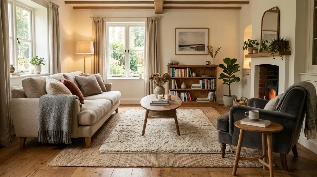 Layer rugs and soft flooring underfoot