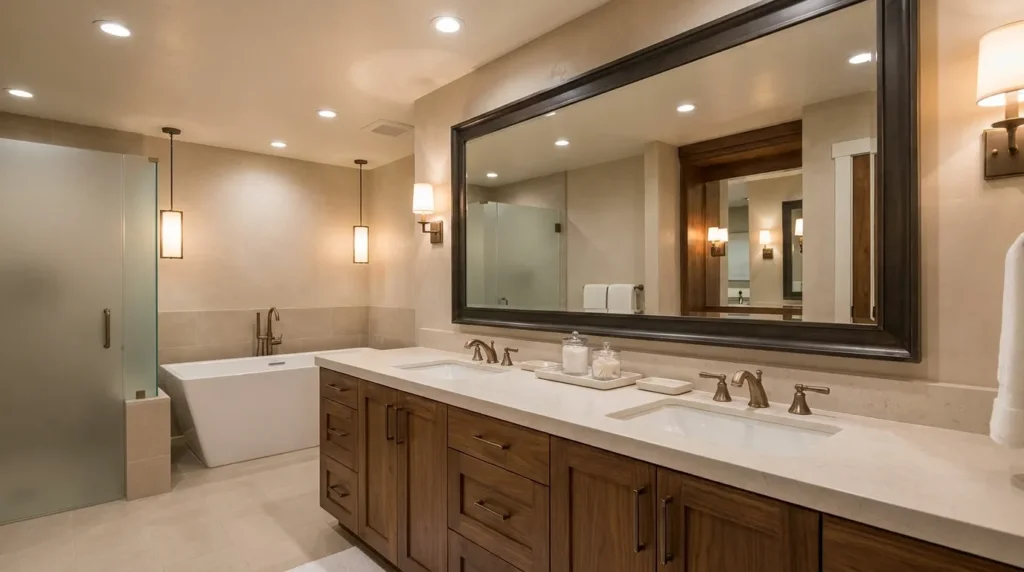 Make the vanity a stylish focal point
