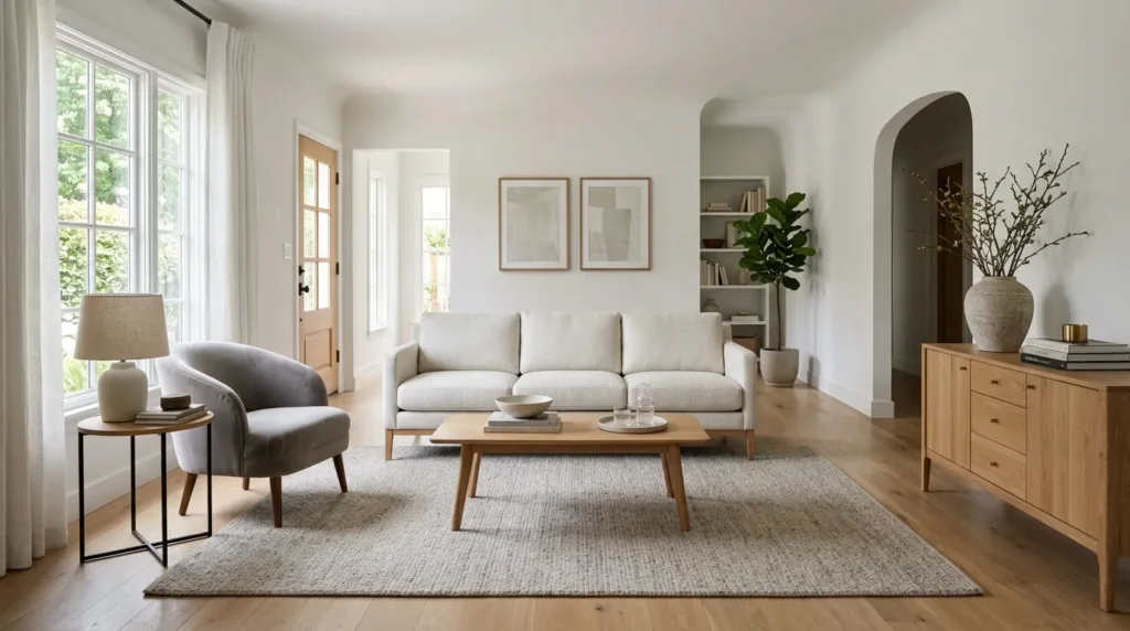 Select furniture that fits the room