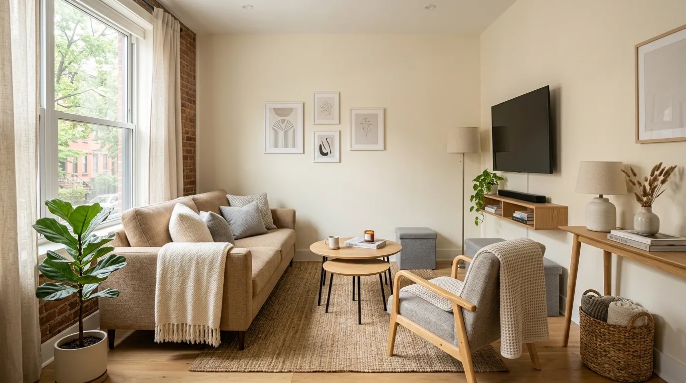 Smart living room furniture ideas that fit small spaces now