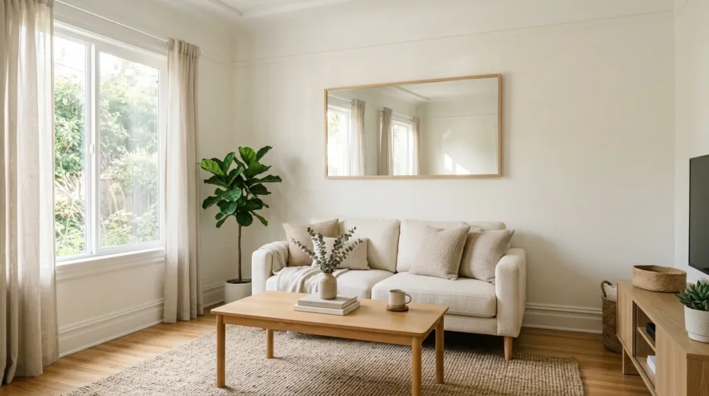 Soft white for small or dim rooms