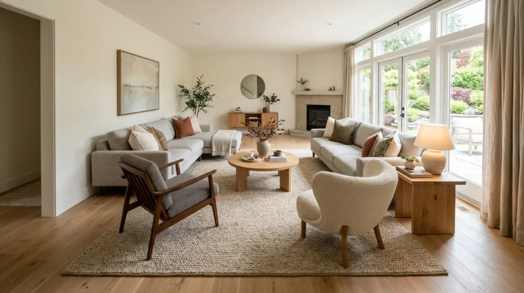 Start with a practical front room layout