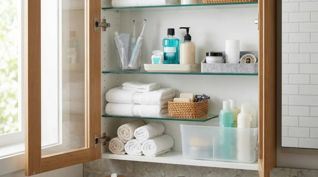 Store everyday essentials at eye level