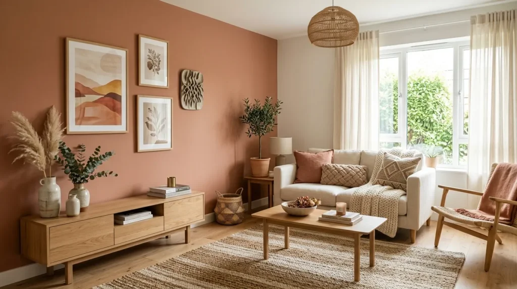 Terracotta as a warm accent