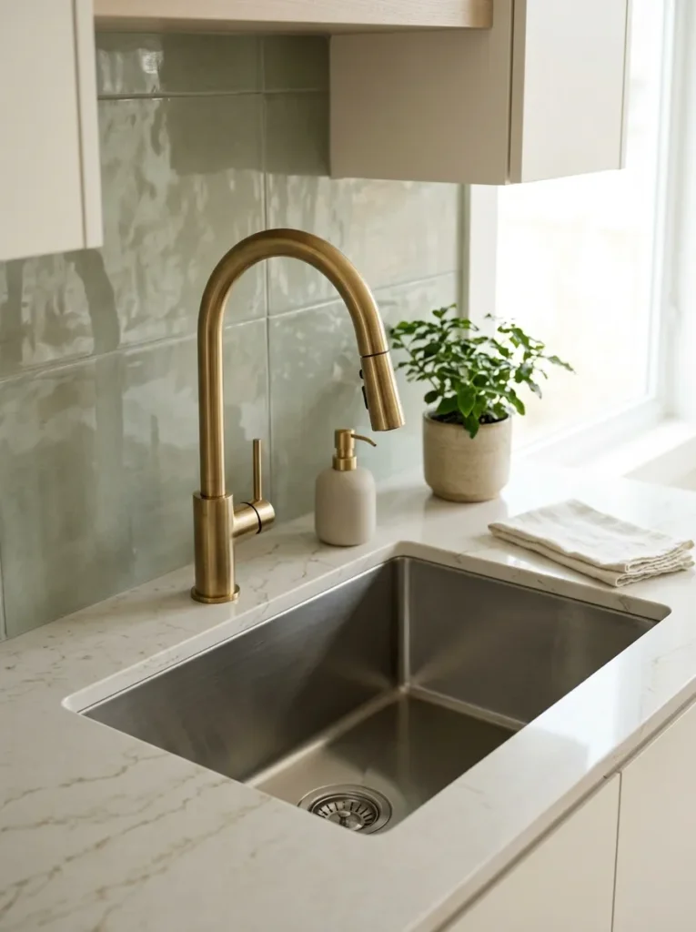 Update the sink and faucet