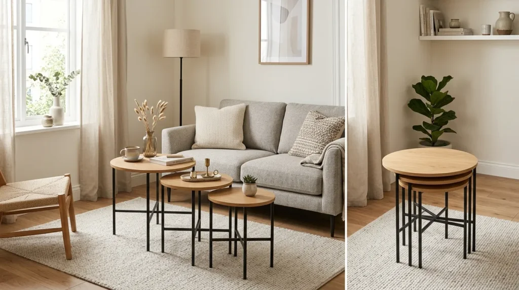 Use nesting and stackable tables instead of one large table