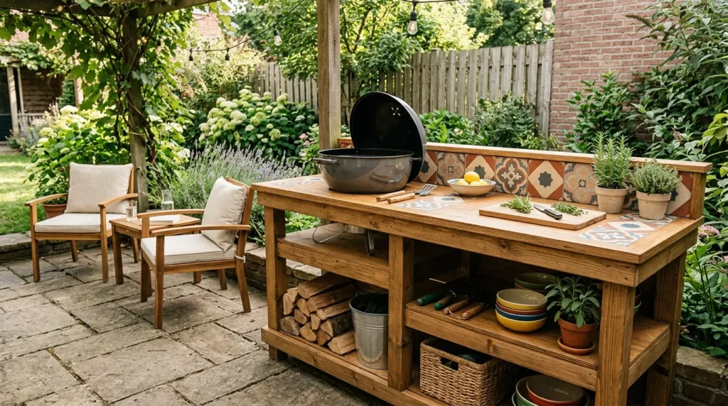 Use outdoor rated plywood for a diy counter