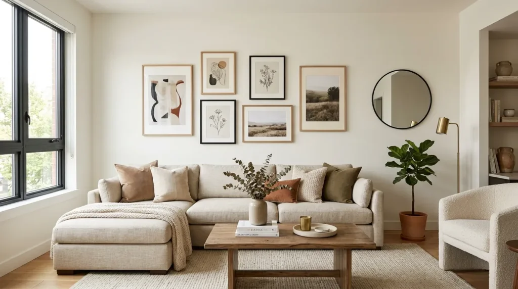 Use removable hooks for renter friendly decor
