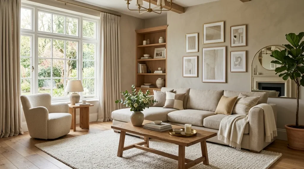 Warm neutrals for a timeless, versatile look
