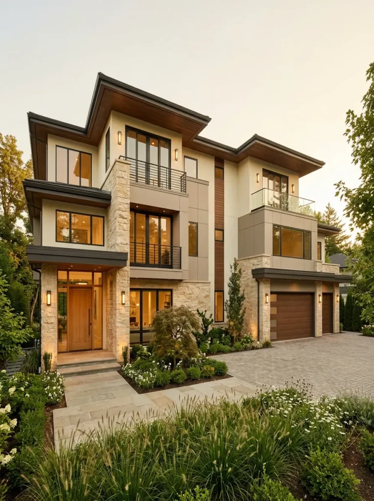 Warm and cohesive exterior color palette Warm and cohesive exterior color palette